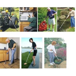 PINZA RACCOGLI OGGETTI BRACCIO PIEGHEVOLE TELESCOPICA PRENDI TUTTO CON MANICO