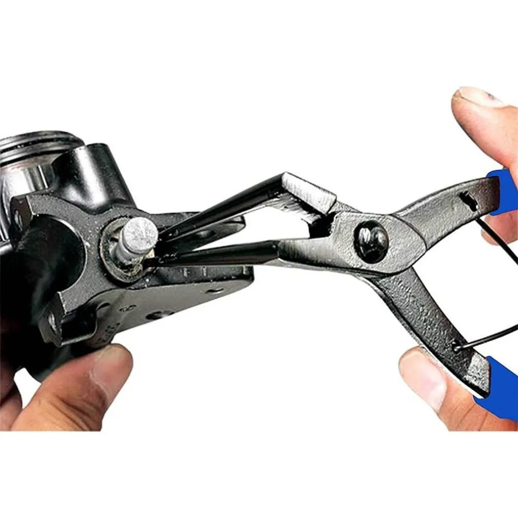 PINZE PER ANELLI DI SICUREZZA A PUNTE PIEGATE PINZA SEEGER 90° GRADI 19508