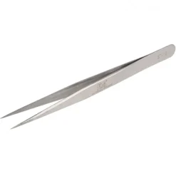 PINZETTA PUNTA FINE 135MM ACCIAIO INOX SOPRACCIGLIA CIGLIA PINZA PROFESSIONALE