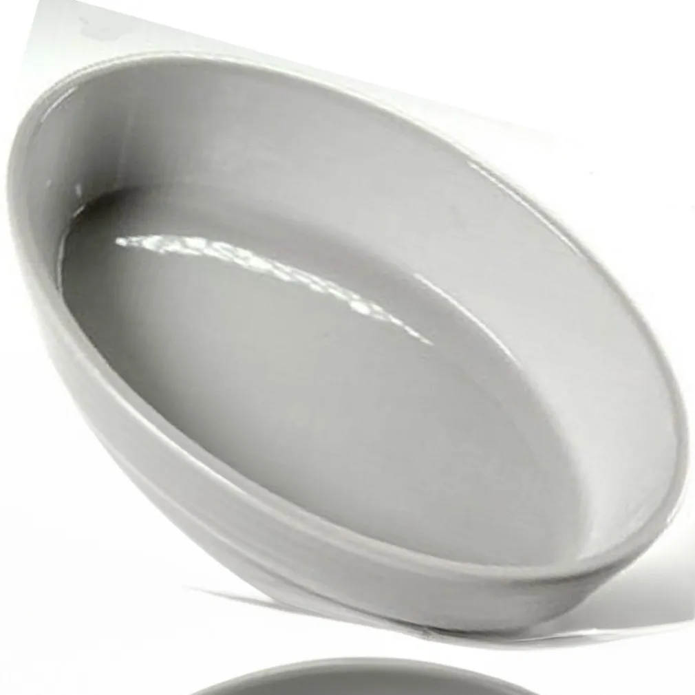 PIROFILA OVALE BIANCA TEGLIA DA FORNO LASAGNERA 35X24,5X6CM IN PORCELLANA 646768