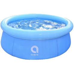 PISCINA AD ANELLO GONFIABILE PER FAMIGLIA 183X50CM FUORI TERRA ESTERNI CORTILE 017552