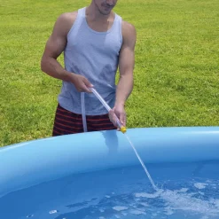 PISCINA AD ANELLO GONFIABILE PER FAMIGLIA 183X50CM FUORI TERRA ESTERNI CORTILE 017552