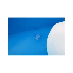 PISCINA FAMILIARE 241X241X140 CM GONFIABILE ROTONDA CON TETTUCCIO SEDUTA 54337