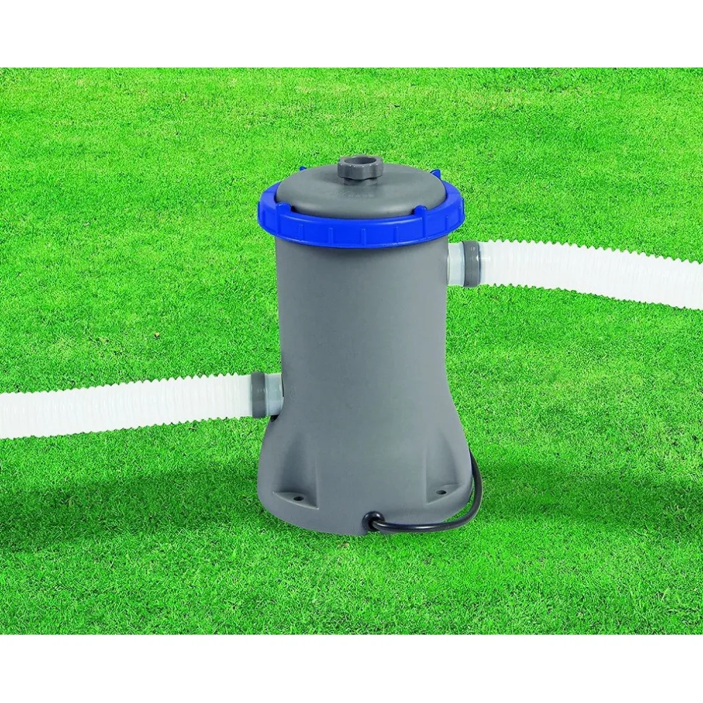 PISCINA FUORI TERRA POWER STEEL FRAME RETTANGOLARE 404 X 201 X 100CM POMPA 56441