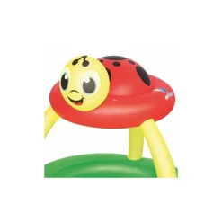 PISCINA GONFIABILE COCCINELLA CON PARASOLE 91 X 84 CM 23 L PER BAMBINI