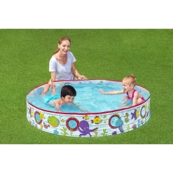 PISCINA PISCINETTA RIGIDA PER BAMBINI FANTASIA MARINA 2 ANNI+ 152 X 25 CM 55029