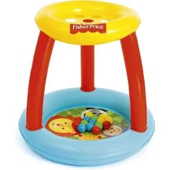PISCINETTA GONFIABILE CON PALLINE AMICI ANIMALI PER BAMBINI 2 ANNI+ 89X84CM 93541