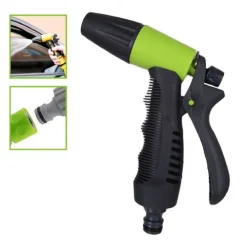 PISTOLA A SPRUZZO 3 GETTI REGOLABILE ROTANTE IMPUGNATURA GOMMA ERGONOMICA 94767