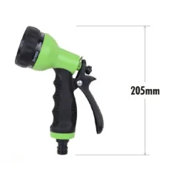 PISTOLA A SPRUZZO 5 GETTI GIARDINO 205MM REGOLABILE CON MANIGLIA DI BLOCCO 90009