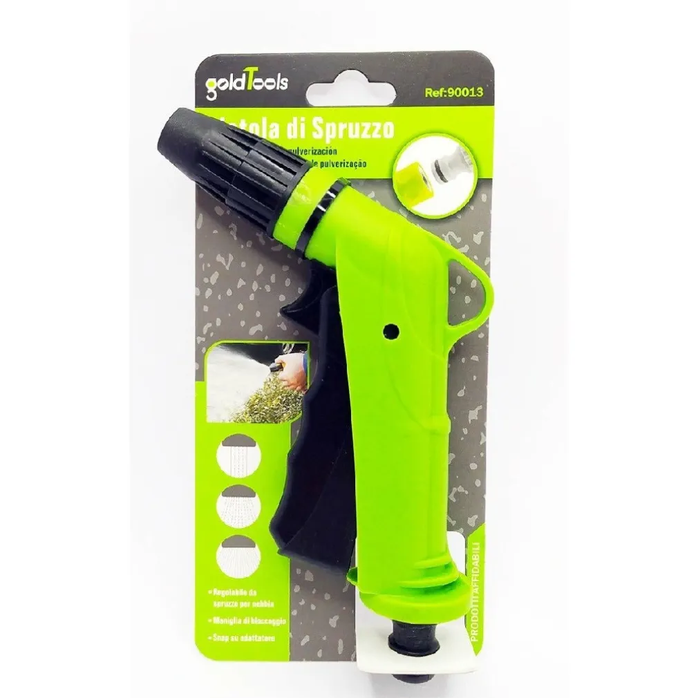 PISTOLA A SPRUZZO REGOLABILE CON MANIGLIA DI BLOCCAGGIO GIARDINO 193MM 90013