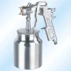 PISTOLA AEROGRAFO AD ARIA SPRUZZO IN METALLO COMPRESSA SERBATOIO PER VERNICIARE