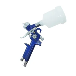 PISTOLA AEROGRAFO SPRAY GUN SERBATORIO VERNICIATURA INNESTO RAPIDO 125 ML H2000P