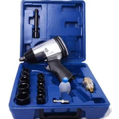 PISTOLA AVVITATORE PNEUMATICO PRESSIONE ARIA CON VALIGIA E BUSSOLE CRV