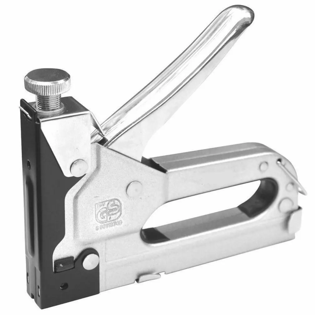 PISTOLA GRAFFATRICE IN METALLO BLOCCO DI SICUREZZA E REGOLAZIONE POTENZA