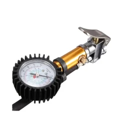 PISTOLA MANOMETRO GONFIAGGIO SCONFIAGGIO RUOTE AUTO COMPRESSORI ATTACCO 1/4