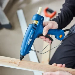 PISTOLA PER COLLA A CALDO EG320 CONTROLLO TEMPERATURA AUTOREGOLATO A 195°C UGELLO INTERCAMBIABILE