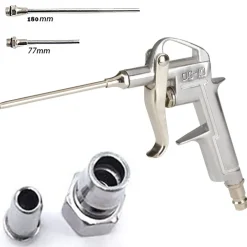 PISTOLA PER COMPRESSORE SOFFIAGGIO ARIA COMPLETO DI ACCESSORI BECCHI