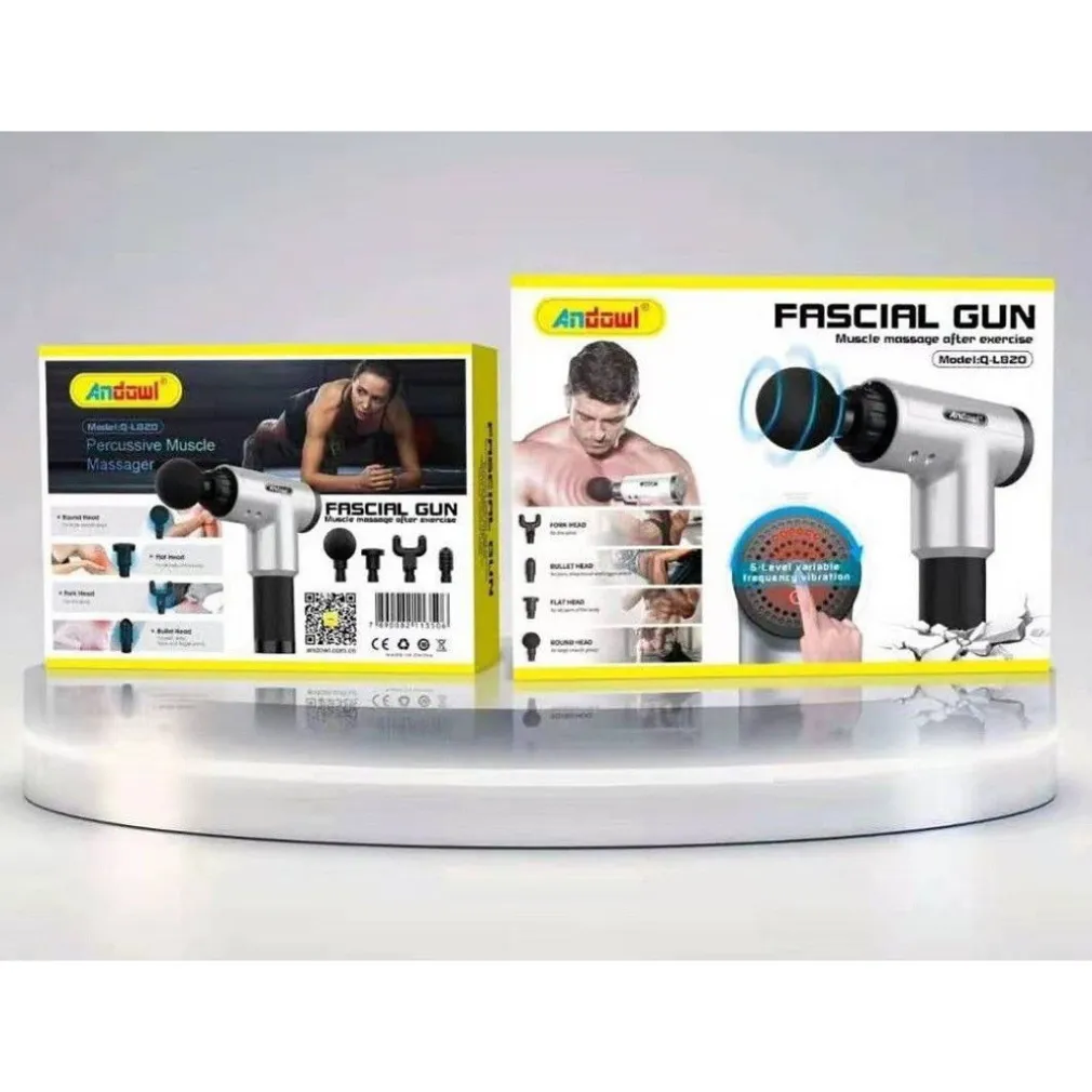 PISTOLA PER MASSAGGIO MUSCOLARE FASCIALE PER MUSCOLI CORPO RICARICABILE Q-L820