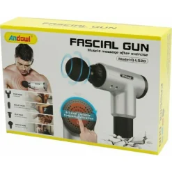PISTOLA PER MASSAGGIO MUSCOLARE FASCIALE PER MUSCOLI CORPO RICARICABILE Q-L820