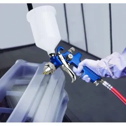 PISTOLA PER VERNICIARE A SPRUZZO HVLP AEROGRAFO CON UGELLO DA 1,4MM COPPA 600CC