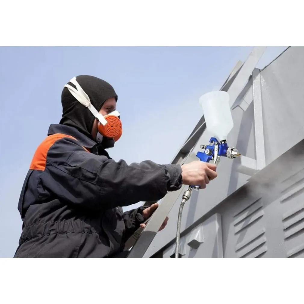 PISTOLA PER VERNICIARE A SPRUZZO HVLP AEROGRAFO CON UGELLO DA 1,4MM COPPA 600CC