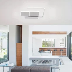 PLAFONIERA A 3 QUADRATI A LED A TRIPLA COLORAZIONE DI LUCE 48 W ULTRA MODERNO C31-3C