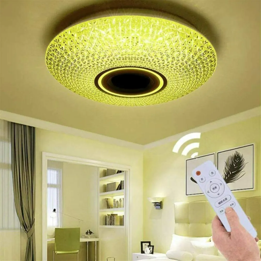 PLAFONIERA A LED DA 62 WATT RGB DIMMERABILE CON CASSA BLUETOOTH PER MUSICA