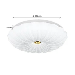 PLAFONIERA A LED LAMPADARIO DA SOFFITTO DIMMERABILE 3 COLORAZIONE DI LUCE C39-3C