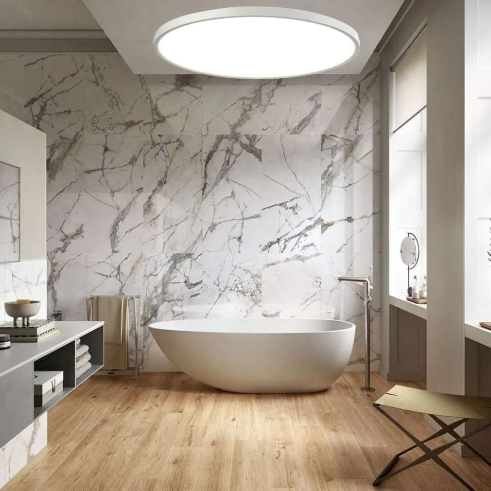 PLAFONIERA A LED SLIM 36W IP40 CON TECNOLOGIA CCT DA 6500K A 2700K CON SWITCH LV480-3C