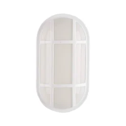 PLAFONIERA APPLIQUE A LED OVALE TARTARUGA LUCE BIANCA 6500K 20W PER ESTERNO IP65