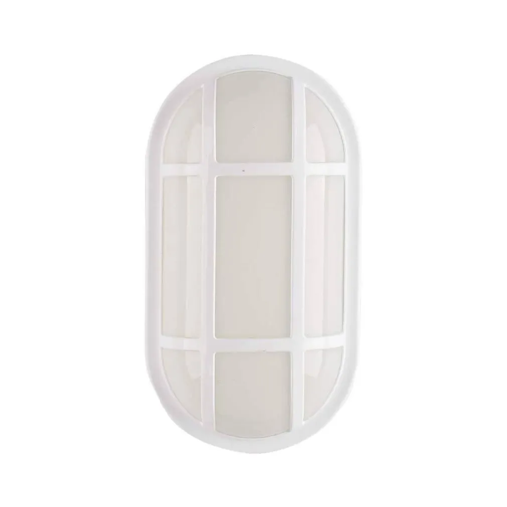 PLAFONIERA APPLIQUE A LED OVALE TARTARUGA LUCE BIANCA 6500K 20W PER ESTERNO IP65