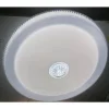 PLAFONIERA CON CRISTALLO CENTRALE MODERNO 50 CM LED LAMPADARIO LUCE 6500K 08364
