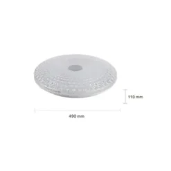 PLAFONIERA DA SOFFITTO 60 W DESIGN CRISTALLI LUCE FREDDA FST-50A42826 INTERNA 49CM