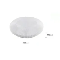 PLAFONIERA DA SOFFITTO 45 W ROTONDO RIGATO LUCE FREDDA 6500K FST-40A26354 38.5CM