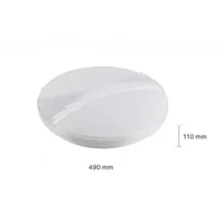 PLAFONIERA DA SOFFITTO 60 W TONDO CON RILIEVO RIGATO LUCE FREDDA 6500K FST-50A63364