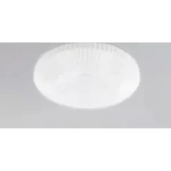 PLAFONIERA DA SOFFITTO 60 WATT ROTONDO RIGATO LUCE FREDDA 6500K FST-50A60086 49CM