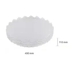 PLAFONIERA DA SOFFITTO INTERNO 60W BORDO SEGHETTATO LUCE FREDDA FST-50A66404 49CM