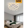 PLAFONIERA DA SOFFITTO LED 58 W LAMPADARIO MODERNO LUCE 6500K 4000K 3000K C41-B