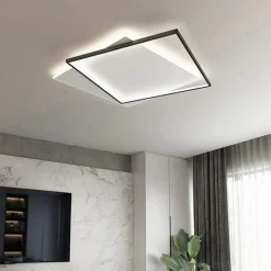 PLAFONIERA DA SOFFITTO QUADRATA 39 W LAMPADA DIMMERABILE 3 COLORI DI LUCE C57-3C