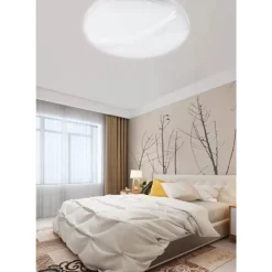 PLAFONIERA DA SOFFITTO 45W TONDO CON RILIEVO RIGATO LUCE FREDDA 6500K FST-40A23524