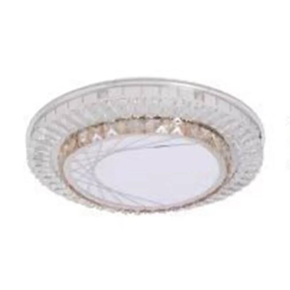 PLAFONIERA DA SOFFITTO 65W Ø50CM LED A STRATI CRISTALLI RAGNATELA LUCE FREDDA 08034