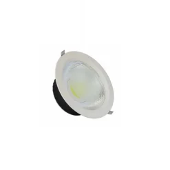 PLAFONIERA FARETTO COB LED DA INCASSO DA 30W LUCE BIANCO FREDDO CALDO