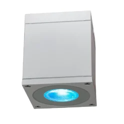 PLAFONIERA FARETTO QUADRATO SOFFITTO IMPERMEABILE GU10 VASCA BOX DOCCIA BAGNO 230V