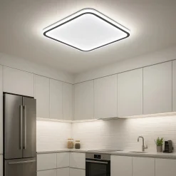 PLAFONIERA LAMPADA DA SOFFITTO QUADRATA 50W 4000LM CON BORDO TECNOLOGIA CCT IP20 C12-3C