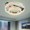 PLAFONIERA LAMPADARIO DA SOFFITTO LED DORATA 72 W 3 COLORAZIONI DI LUCE PN-30-3C