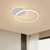 PLAFONIERA LED 51 W CCT DA 3000K A 6500K DIMMERABILE CERCHI LUCE SOFFITTO PARETE