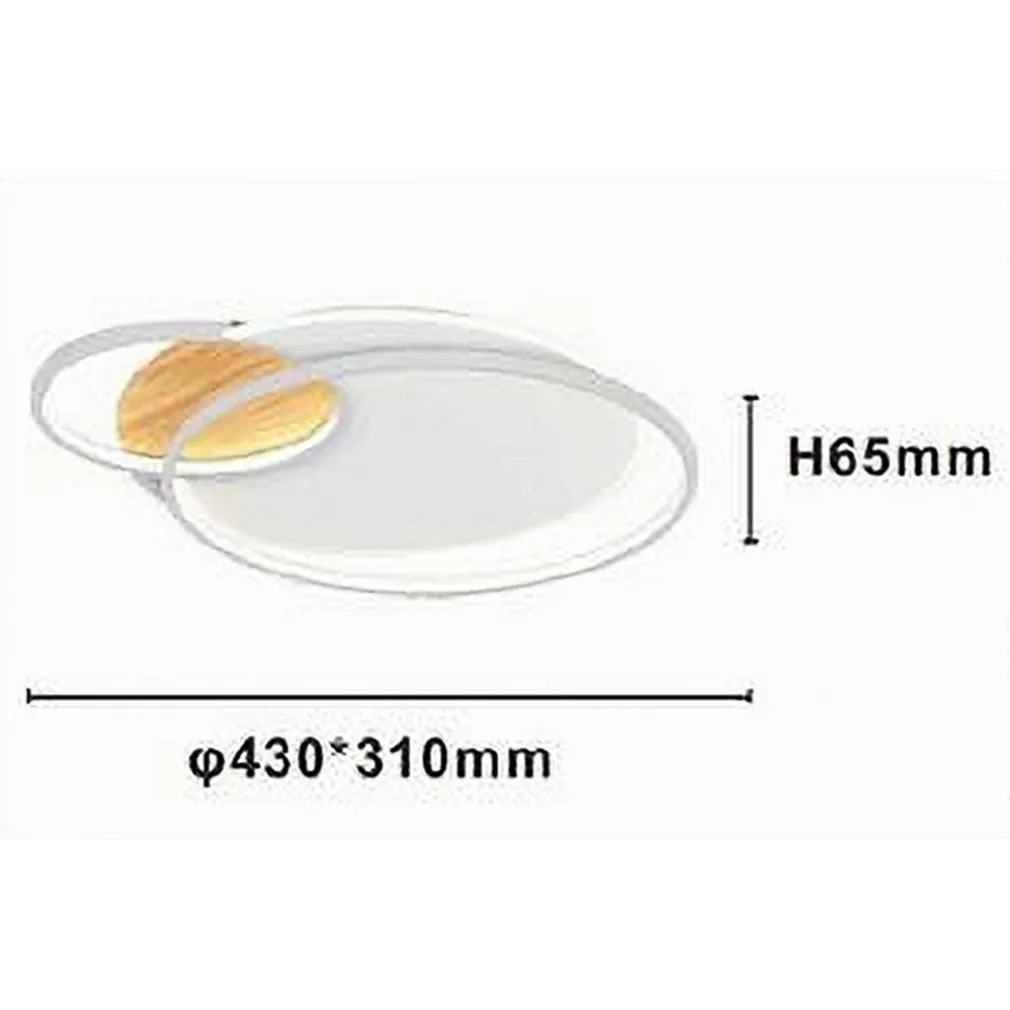 PLAFONIERA LED 38 W CERCHI BIANCO LAMPADARIO SOFFITTO MODERNO LUCE FREDDA 70845