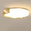 PLAFONIERA LED 24 W CERCHIO ORO DESIGN MODERNO SOFFITTO TONDA LUCE FREDDA 50125