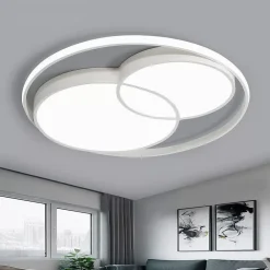 PLAFONIERA LED 36 W CERCHIO BIANCO MODERNO DA SOFFITTO TONDA LUCE NATURALE 71431