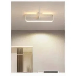 PLAFONIERA LED 32 W RETTANGOLARE BIANCO DESIGN MODERNO LAMPADARIO SOFFITTO 50217